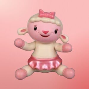 Disney’s Doc McStuffins Lambie Posable Figure Pink Vinyl Plastic 5”